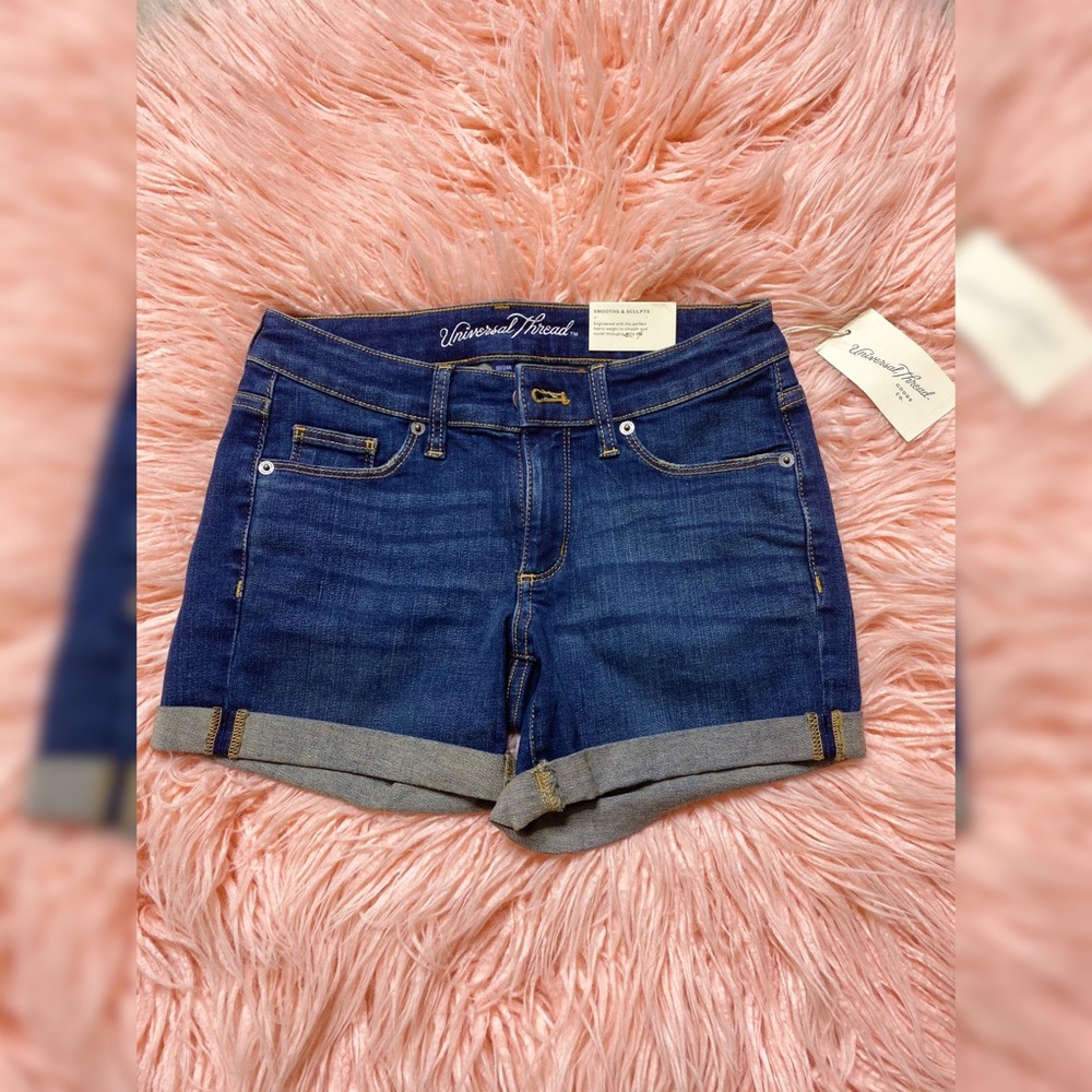 Denim shorts